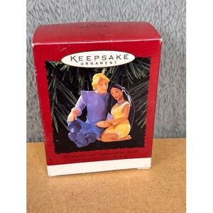 Hallmark Keepsake Ornament Disney Pocahontas and Captain‎ John Smith 1995 Boxed